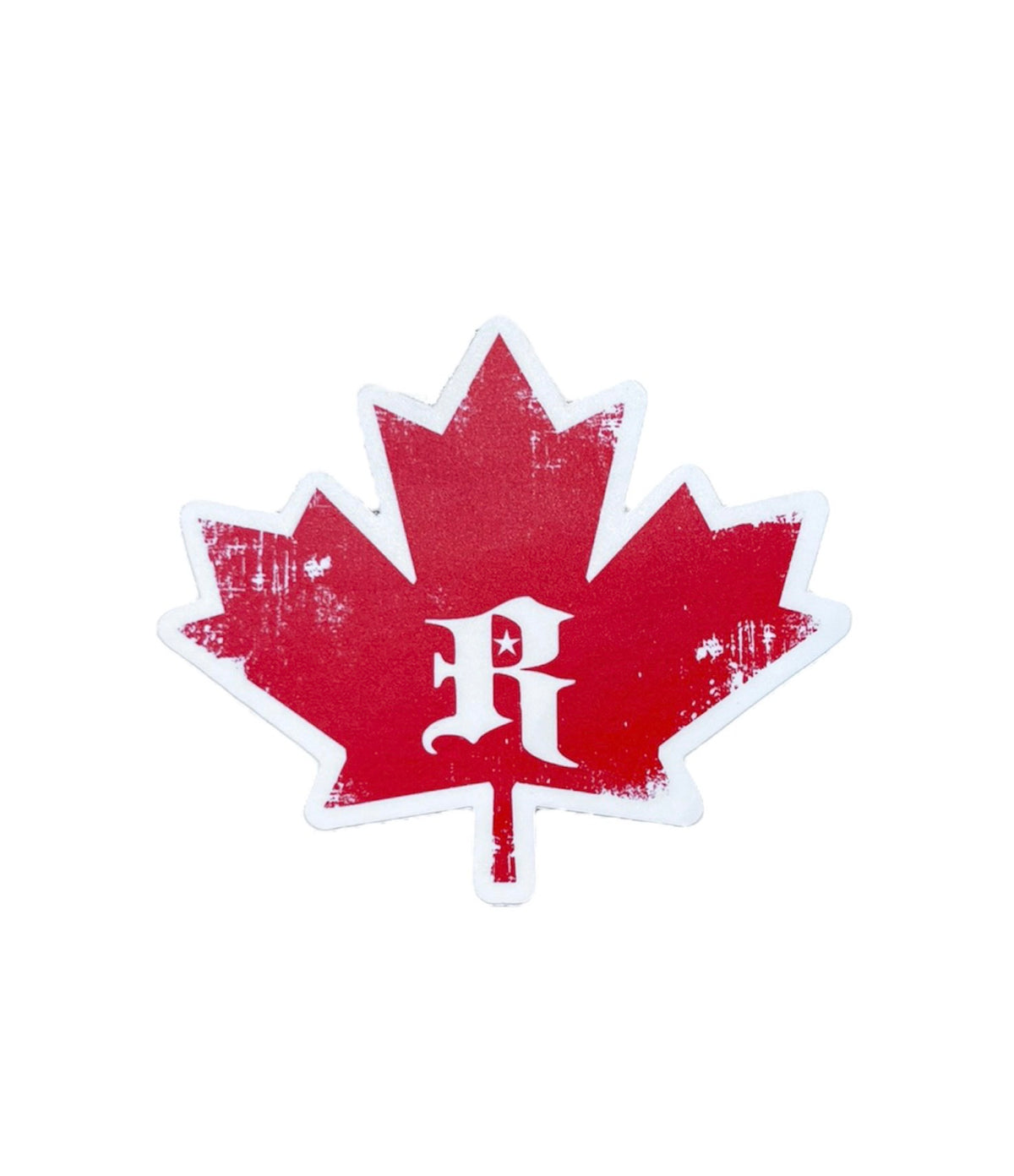 Maple Leaf Sticker Ruthless Rednecks