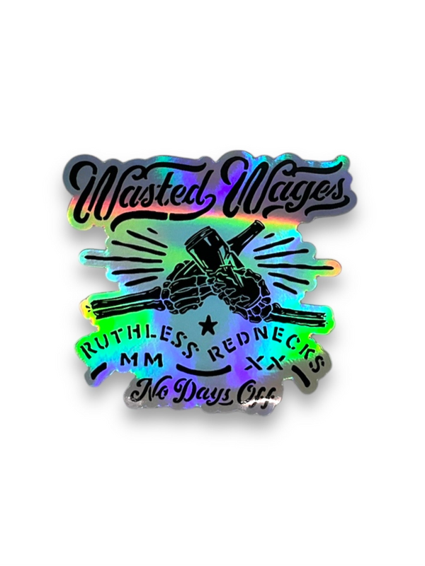 Good Times Holographic Sticker