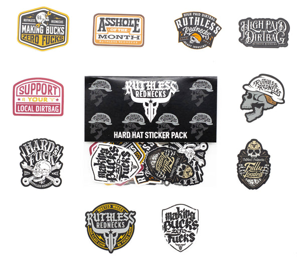 Hard Hat Sticker Pack