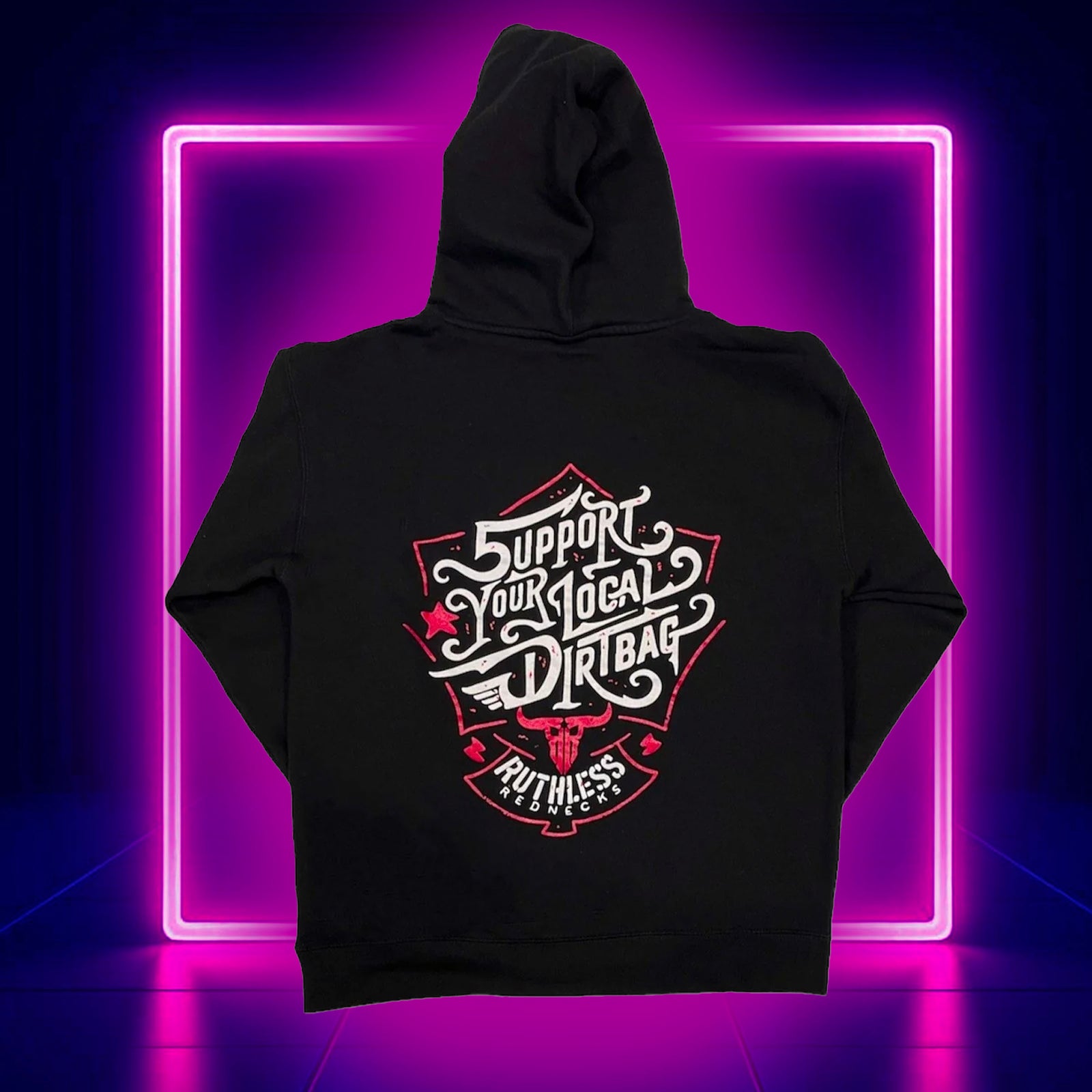 Support Your Local Dirtbag Heavyweight 10 oz Hoodie