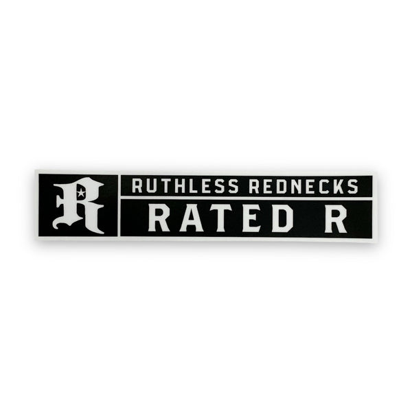 Rated R Sticker