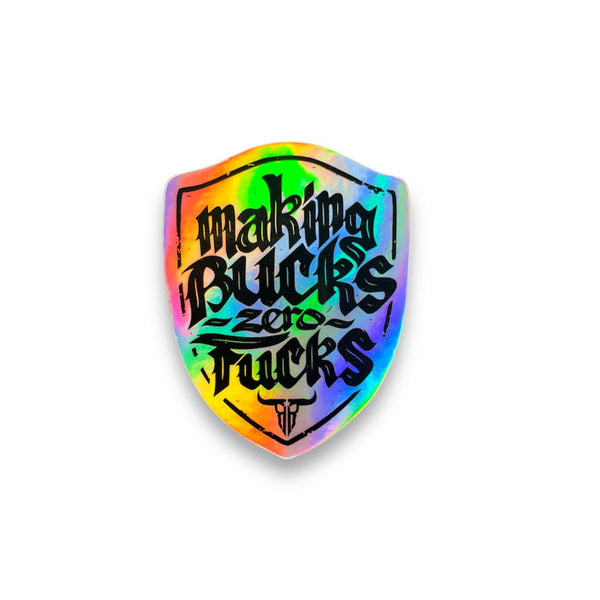 MBZF Small Holographic Sticker