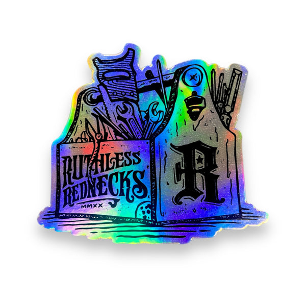 RR Tool Box Holographic Sticker