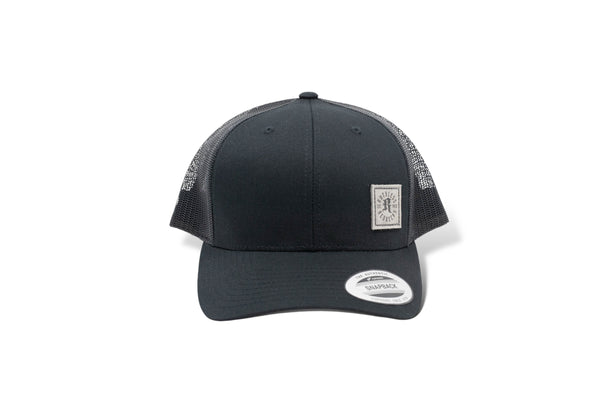 Icon Leather Square Curved Snapback