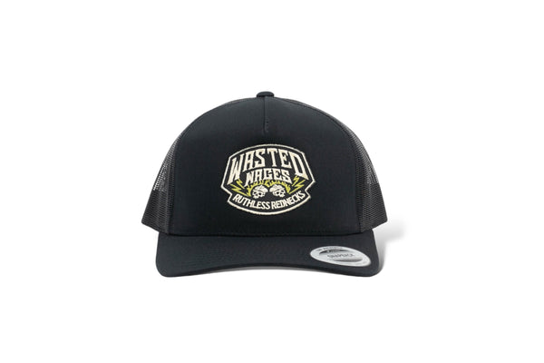 Wasted Wages Patch Curved Snapback