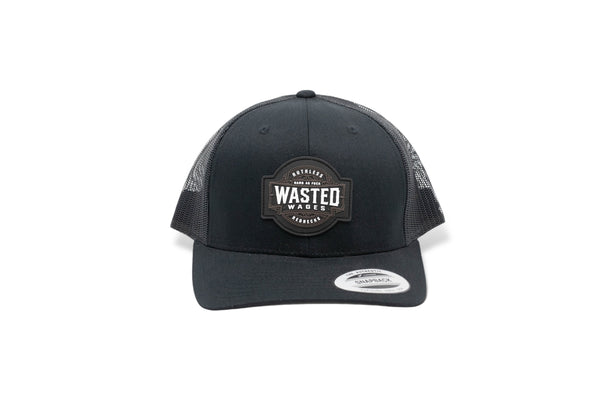 Wasted Wages Rubber Patch Curved Snapback