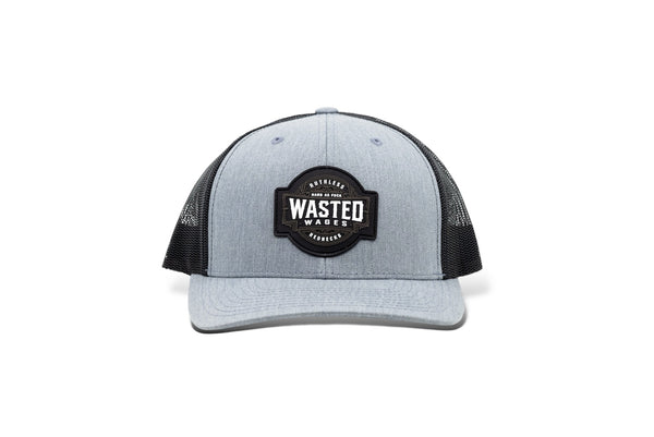 Wasted Wages Rubber Patch Curved Snapback