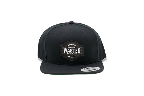 Wasted Wages Rubber Patch Snapback