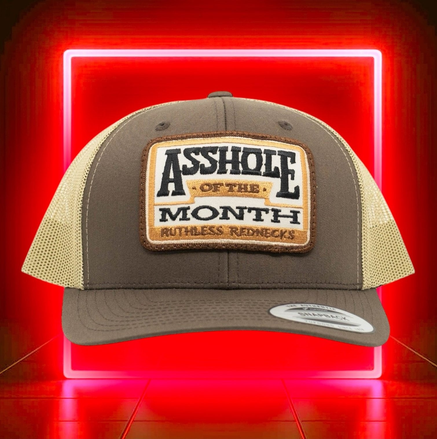 Asshole Of The Month Curved Snapback