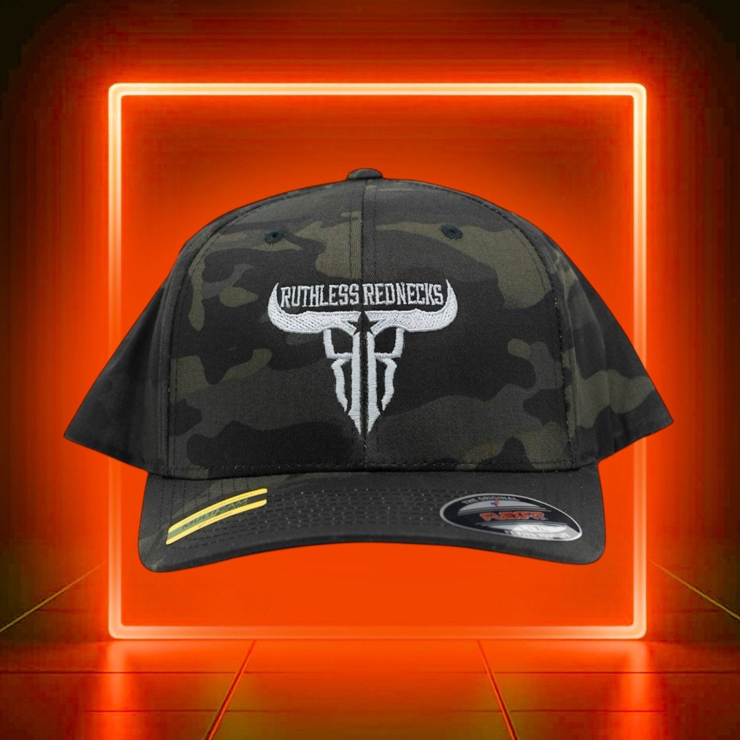 Raw Talent Flexfit Black Camo Hat